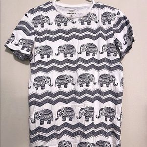 Elephant White/Navy shirt